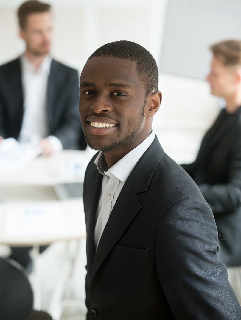 smiling business man