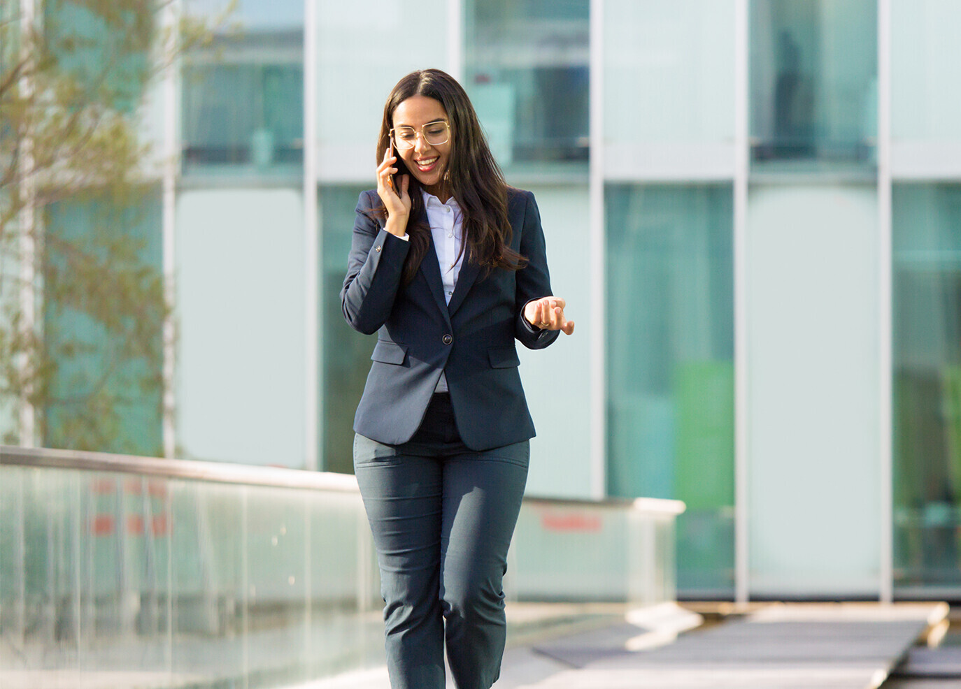 Business Woman on the Phone