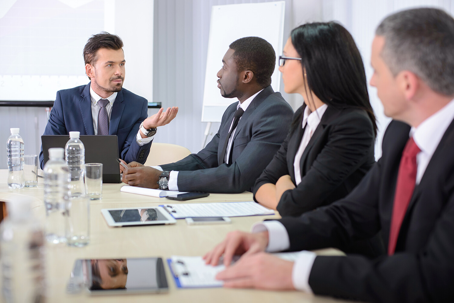 Work Team in a meeting